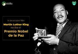 martin luter king recibe el premio novel de la paz