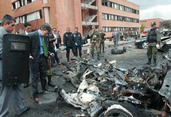 Atentado en la Escuela Superior de Guerra en Bogotá