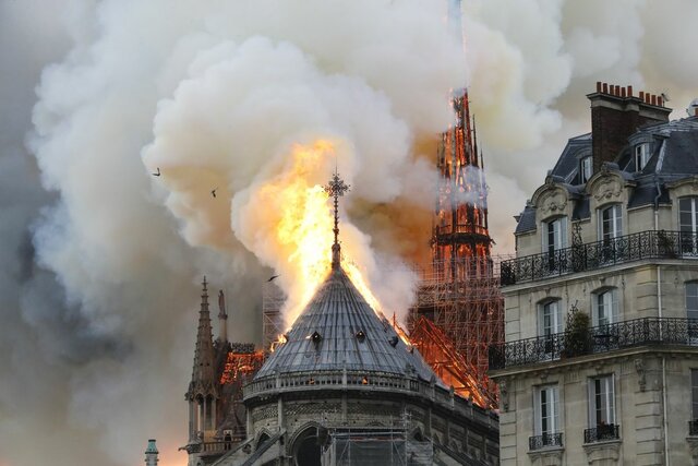 Incendio en la Catedral de Notre Dame