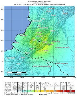 Terremoto en la Vega
