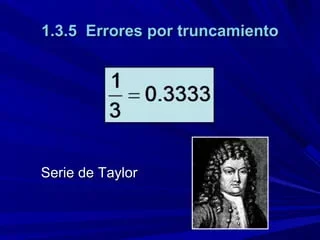 Error de truncamiento