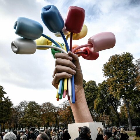 Jeff Koonsi tulbid Pariisis