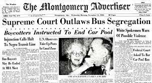 U.S. Supreme Court Ruled that Segregation on Buses was Unconstitutional