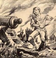 El niño Narciso Mendoza alerta del ataque mediante un cañonazo.