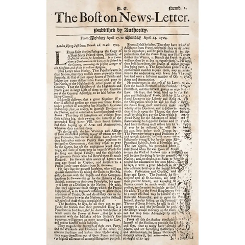 The First Continuously Published Newspaper in the US