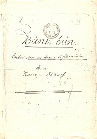 Bánk bán pályázatra való beküldése