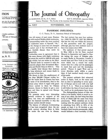 Journal of Osteopathy