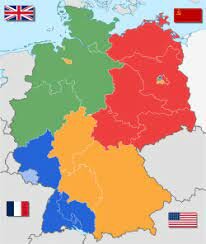 Four powers divide Germany