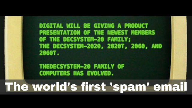 The First Spam Email