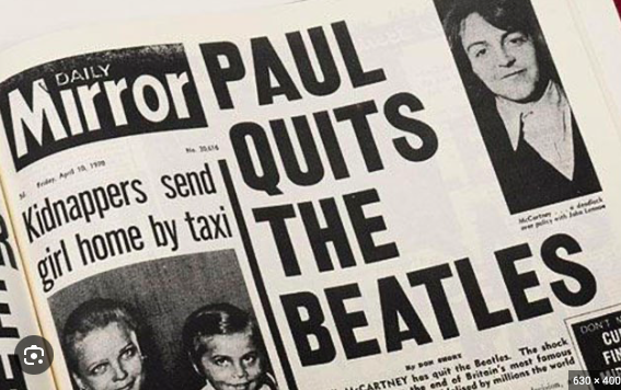 The Beatles Break Up