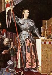 Joan of Arc brings Charles VII to Coronation.