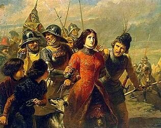 Joan of Arc is captured by the Burgundians.