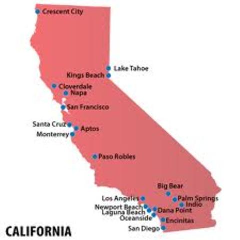 California applies for statehood
