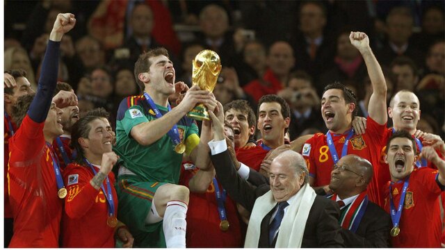 España ganó la Copa Mundial de Fútbol de 2010