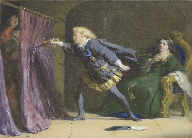 Polonius is killed