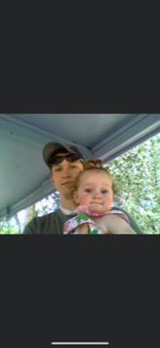 at the park with dad