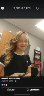 6th year getting hair died for birthday