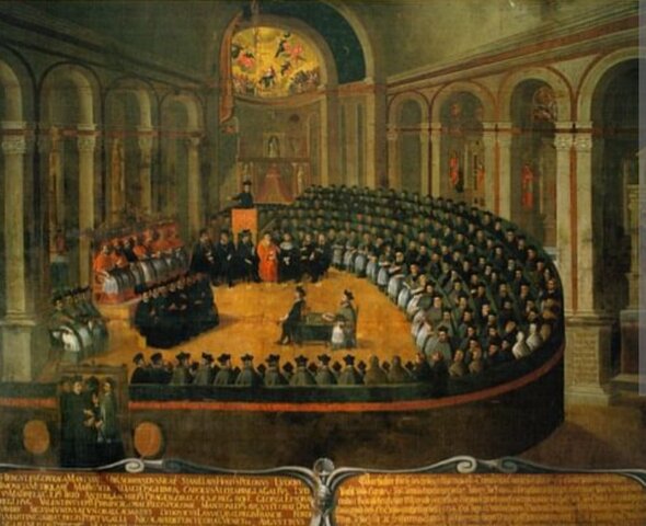 Reunión del Concilio de Trento