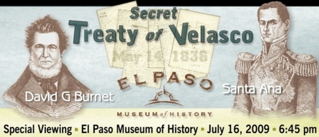 Treaty of Velasco signed
