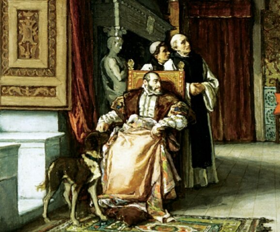 Carlos I abdica y divide sus posesiones