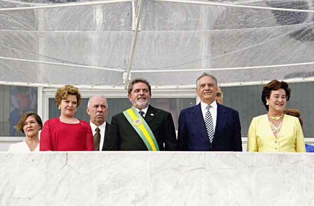 Primeira posse de Lula na presidência.