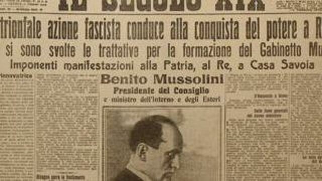 Mussolini al governo