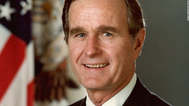 George HW Bush elected