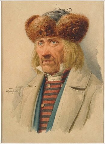 Talumees karvamütsiga