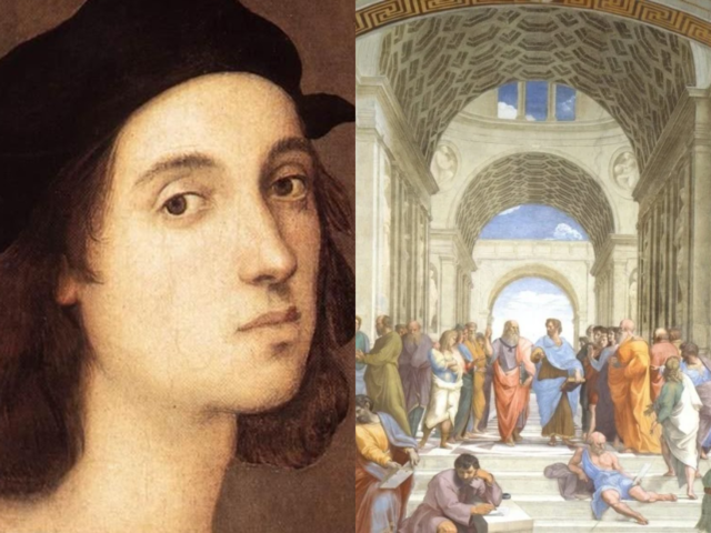 Raffaello Sanzio pinta l'Escola d'Atenes