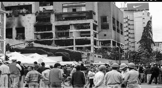 Atentado terrorista en el club Nogal