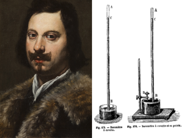 Torricelli mesura la pressió atmosfèrica