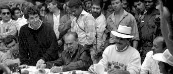 El presidente Belisario Betancur