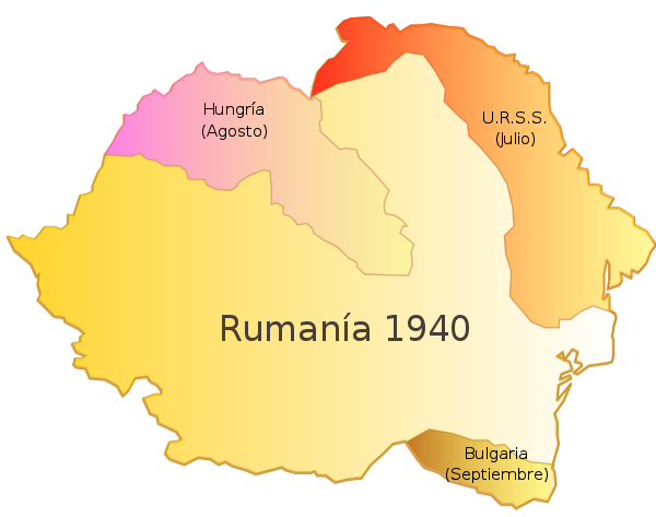 Rumania cede su territorio