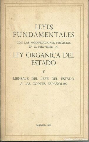Ley orgánica del estado