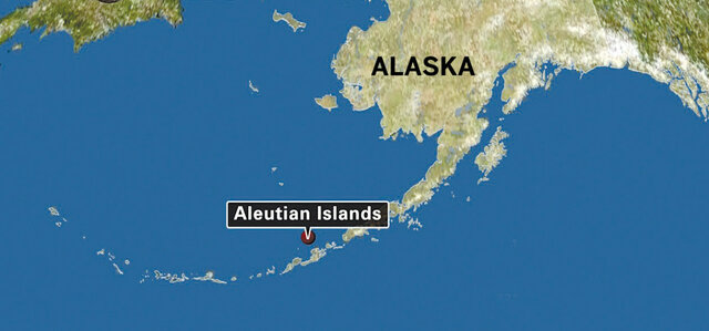 Pacific Ocean Aleutian Island Earthquake