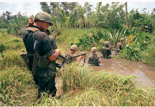 The vietnam war began