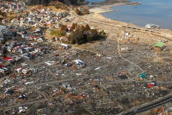 Pacific Ocean Tohoku Region Japan  Earthquake