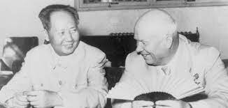 Nikita Khrushchev meets Mao Zedong in China and calls for an end of all nuclear testing
