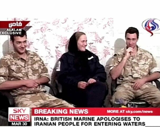 2007-Irã liberta 15 marinheiros britânicos capturados