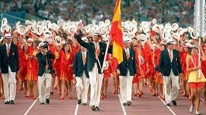 Día de inauguración de los juegos olímpicos de Barcelona.