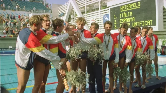 España gana la medalla de plata en Waterpolo