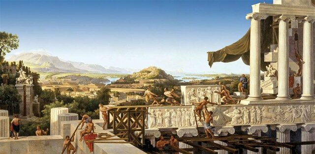 Construcción del Partenón