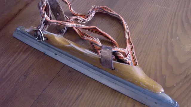 The metal blades were invented