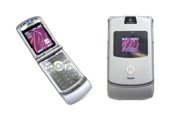 First Flip Phone