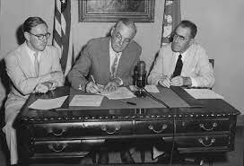 Signing of the ANZUS Treaty