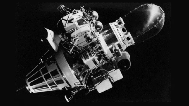 The Soviets launch Luna 10, the first man-made probe to orbit the Moon