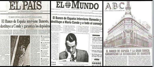 El Banco de España interviene en Banesto.