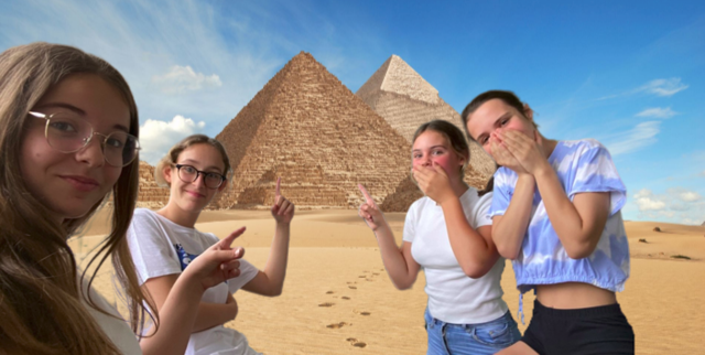 we went inside of the pìramids