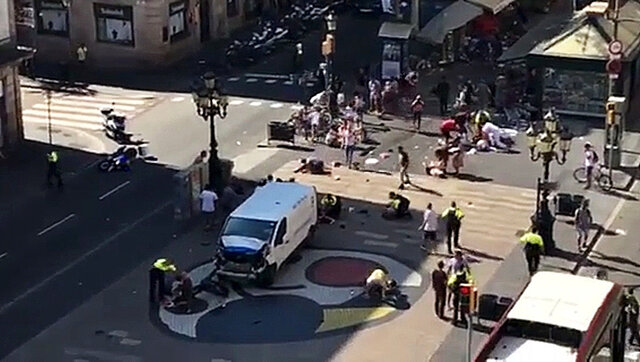 Atentado en Las Ramblas de Barcelona
