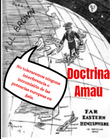 Doctrina Amau y rearme japonés hasta 1937